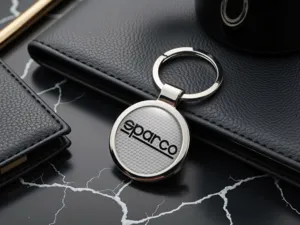 Sparco Keyring Personalised Photo Glossy Metal